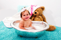 Trash my cake - dans la baignoire et sourire