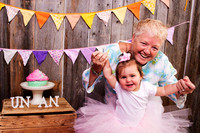 Trash my cake - Photo avec grand-maman